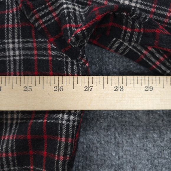 Polo Sport Shirt Mens Large Red Plaid‎ Wool Blend Flannel Outdoors Ralph Lauren - Picture 8 of 11